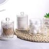 Plastic Cotton Swab Ball Holder Transparent Cosmetic Storage Box Bathroom Container Dispenser