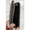 Used SAINT LAURENT Saint Laurent long wallet round zipper black [genuine product]