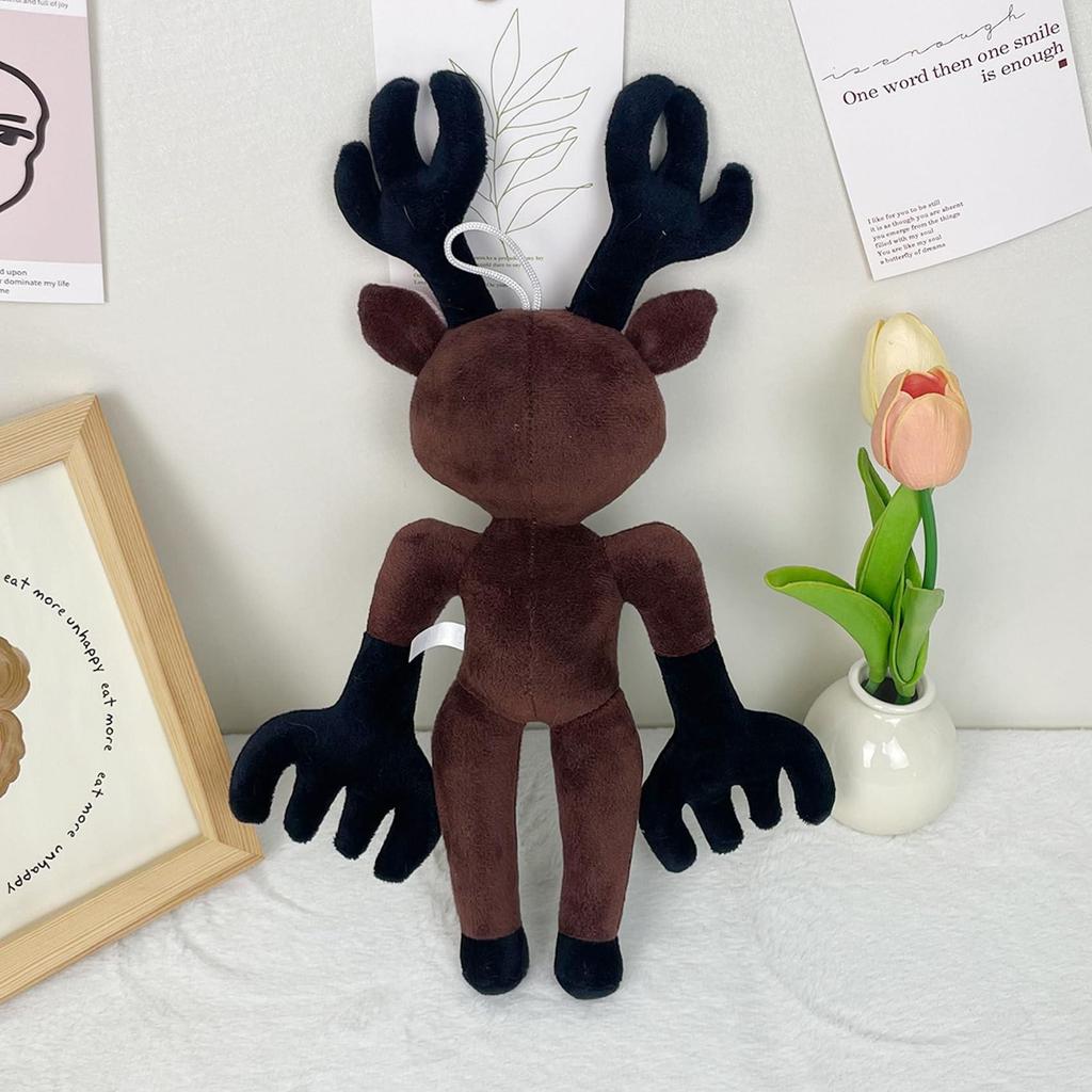 LIMANTY Deer Plush Toy 99 Night Wind in the Forest Stuffed Doll 30cm/36cm Deer Toy Christmas Birthday Present (Deer Stuffed Toy Standing)