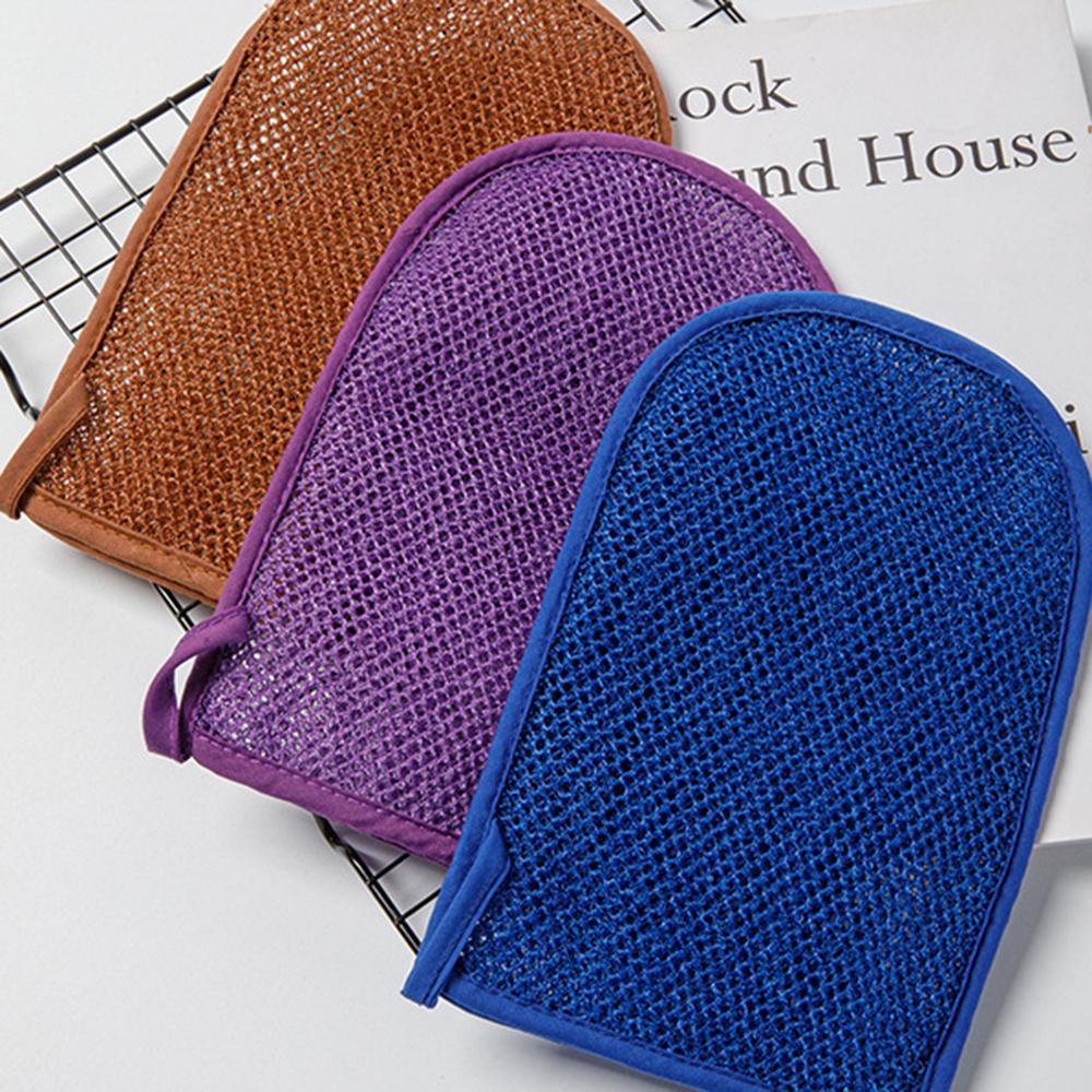 Thickened Bath Gloves Nylon Foaming Gloves Exfoliating Scrub Cloth Pad Strong Scrubbing Towel Body Washing For Bathroom