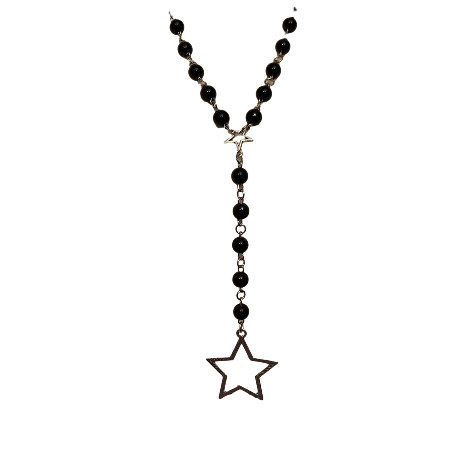 

Fashion Star Flower Pendant Necklace Sweet Cool Clavicle Chain Adjustable Choker Simple Collar Necklace Couple Jewelry 1
