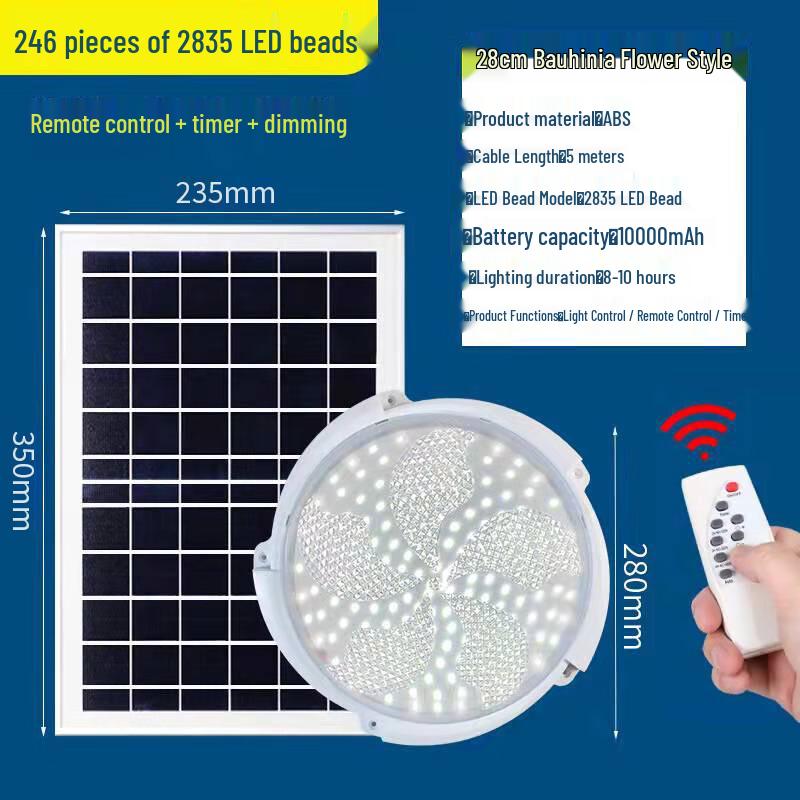 UOSU Solar Powered Ceiling Light