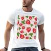 Strawberry Botanical Tshirt Comfortable Basic Crew Neck Tee