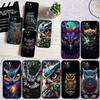 PP15 Cartoon Owl Phone Case for Samsung Galaxy M06 M15 M16 M35 M55 M56 A36 A42 A50 A50S A51 A52 A32 A33 A05 A05S A06 A16 A20
