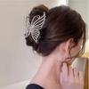 Vintage Metal Long Tassel Gripping Clip Hair Claw For Women Full Rhinestones Hair Clip Korean Barrettes Hairpin Hair Accessories