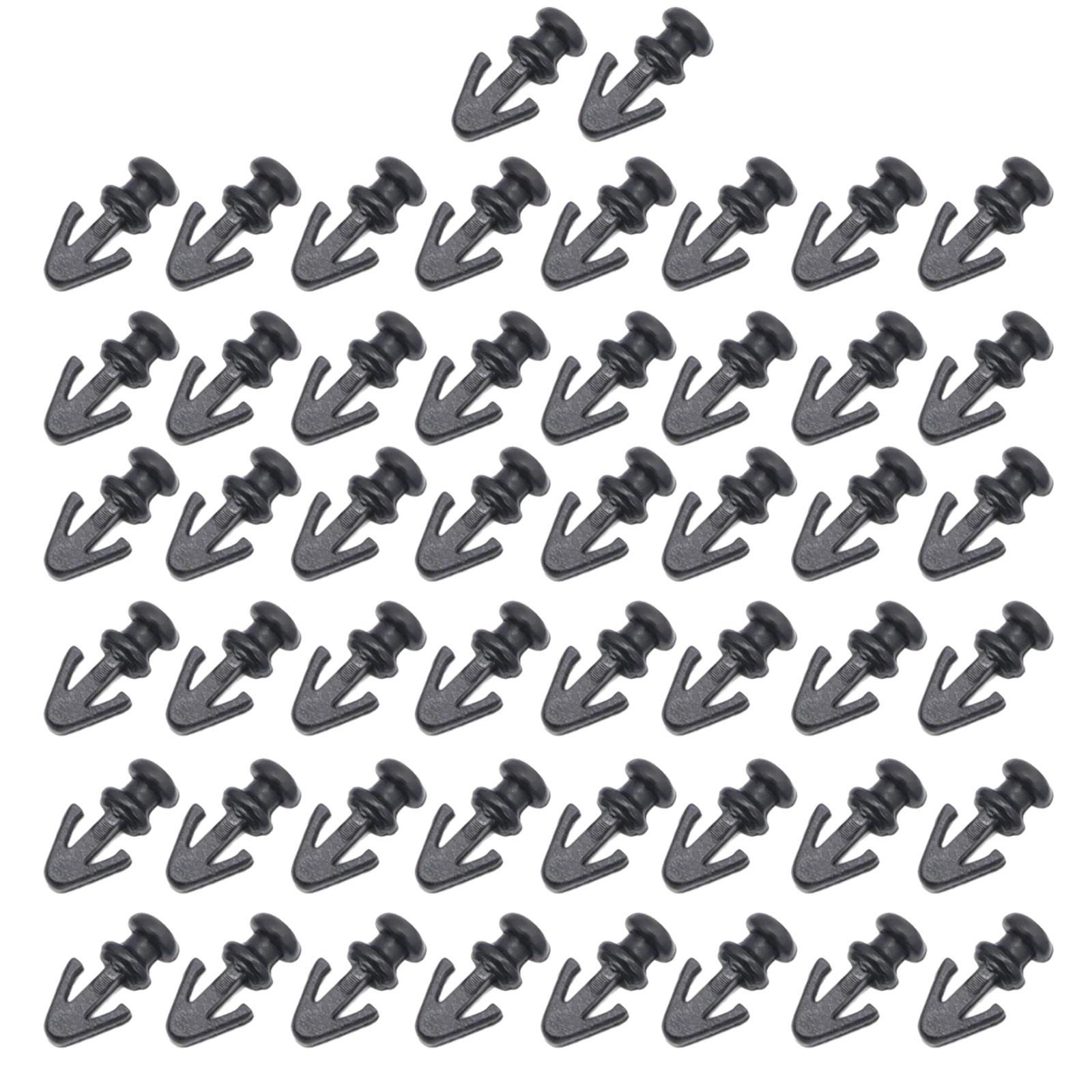 

50 шт. автоматических зажимов для крепления, сменный нижний уплотнитель двери, уплотнитель для MK2 MK3 MK4, заклепка, автомобильная деталь, аксессуар