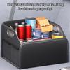 Car Trunk Organizer Large Capacity Multi-Compartment Box Folding Car Trunk Storage Organizer for SUV RV Sedan Automotive Vehicle