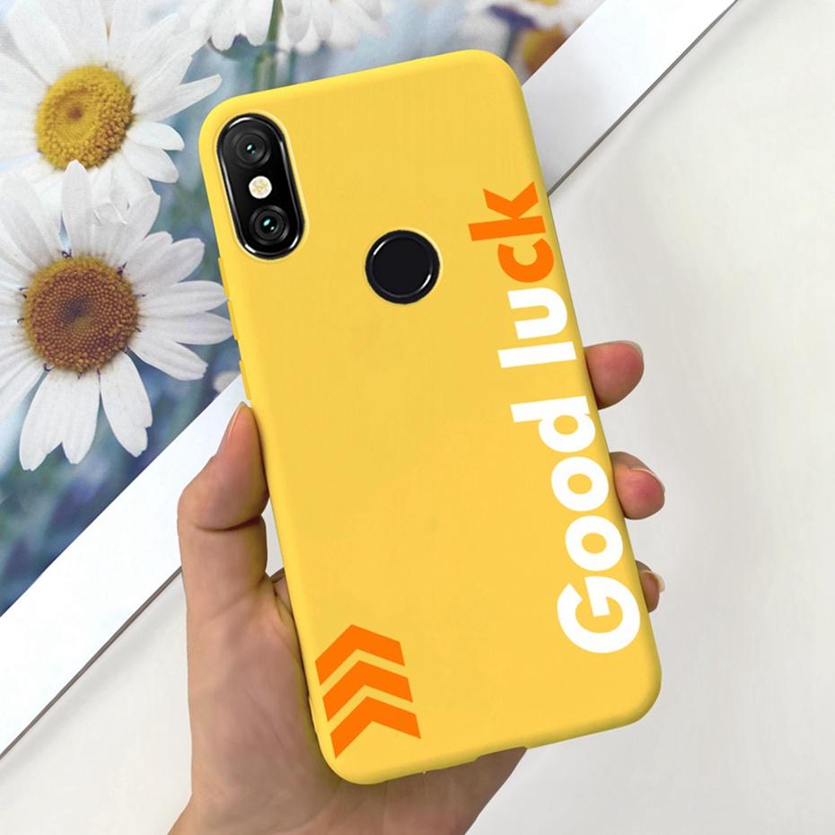 Fashion Phone Case For Xiaomi Mi A2 Lite 5.84" Candy Color Soft Silicone TPU Bumper For Xiaomi Mi A2lite Back Cover