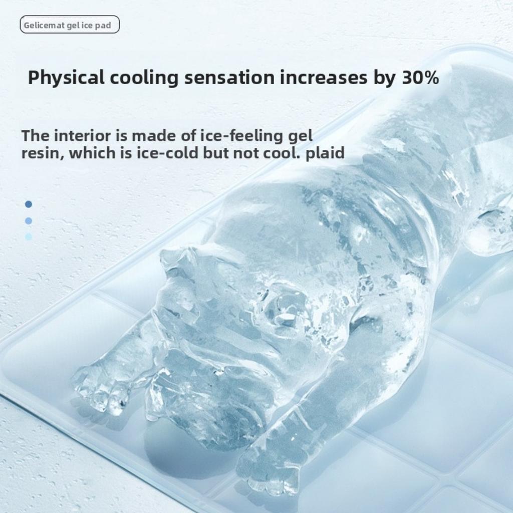 Breathable Mesh Cooling Pad for Cats and Dogs - Summer Ice Slippery Fabric, Rectangular Pet Bed To Keep Pets Cool and Comfortable, Dog Cooling Pad