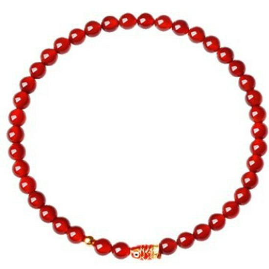 Red Agate Year of the Horse Women's Bracelet - Birthday Gift