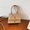 Pu Women's Bag Small Square Bag New Shoulder Bag Simple Handbag Messenger Bag High-end Bag