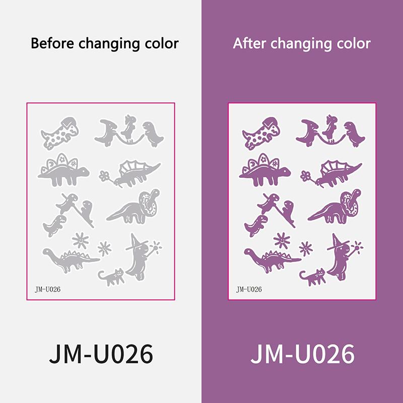 1Pcs Uv Fluorescent Temporary Tattoo, Waterproof Luminous Fake Tattoo Summer Outdoor Tattoos