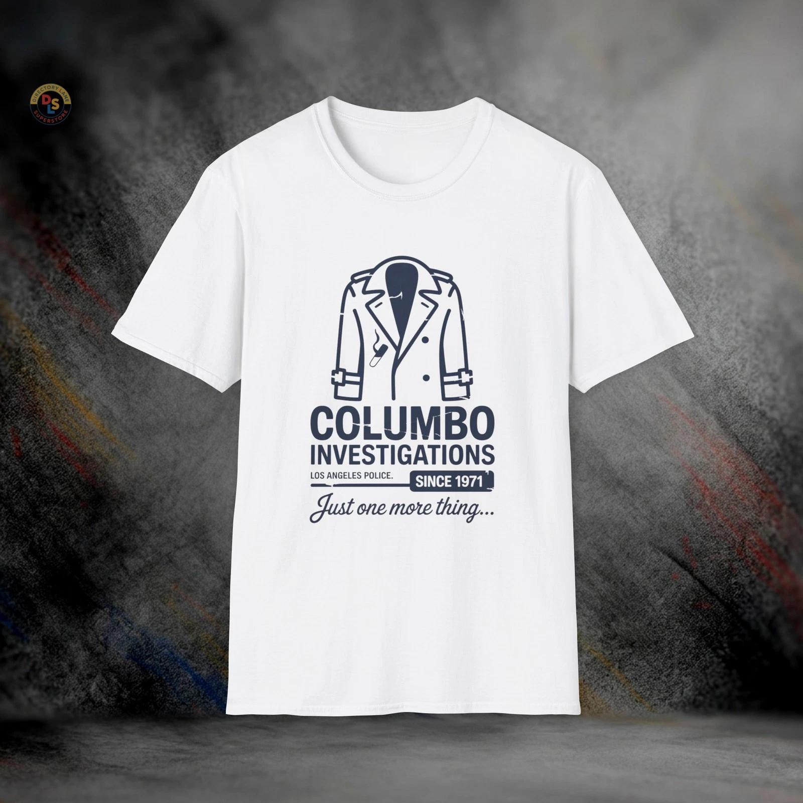 Columbo Investigations T-Shirt | Softstyle Tee XL
