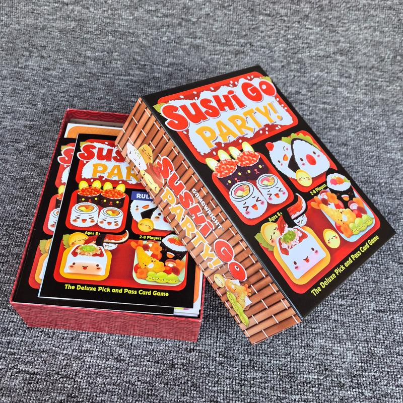 1 Box Fun Card Game Sushi Go Family Gathering Board Game Card Sushi Go Party Card Games Deck Roll Creative Holiday Gift