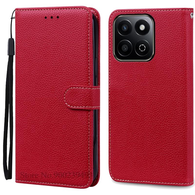 For Honor X7C Case Leather Flip Wallet Cover For Honor X7C Case Phone Covers For Honor X7 C Silicone Cover Coque Fundas Etui