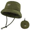 1Pc Lightweight Folding Padded Warm Hats Women Winter Bucket Hat Waterproof Cap