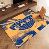 1pc Club Atlético Boca Juniors Print Area Rug - Soft, Washable Non-Slip Indoor Mat, Living Room, Home Office Decorative Rug,Office Decorative