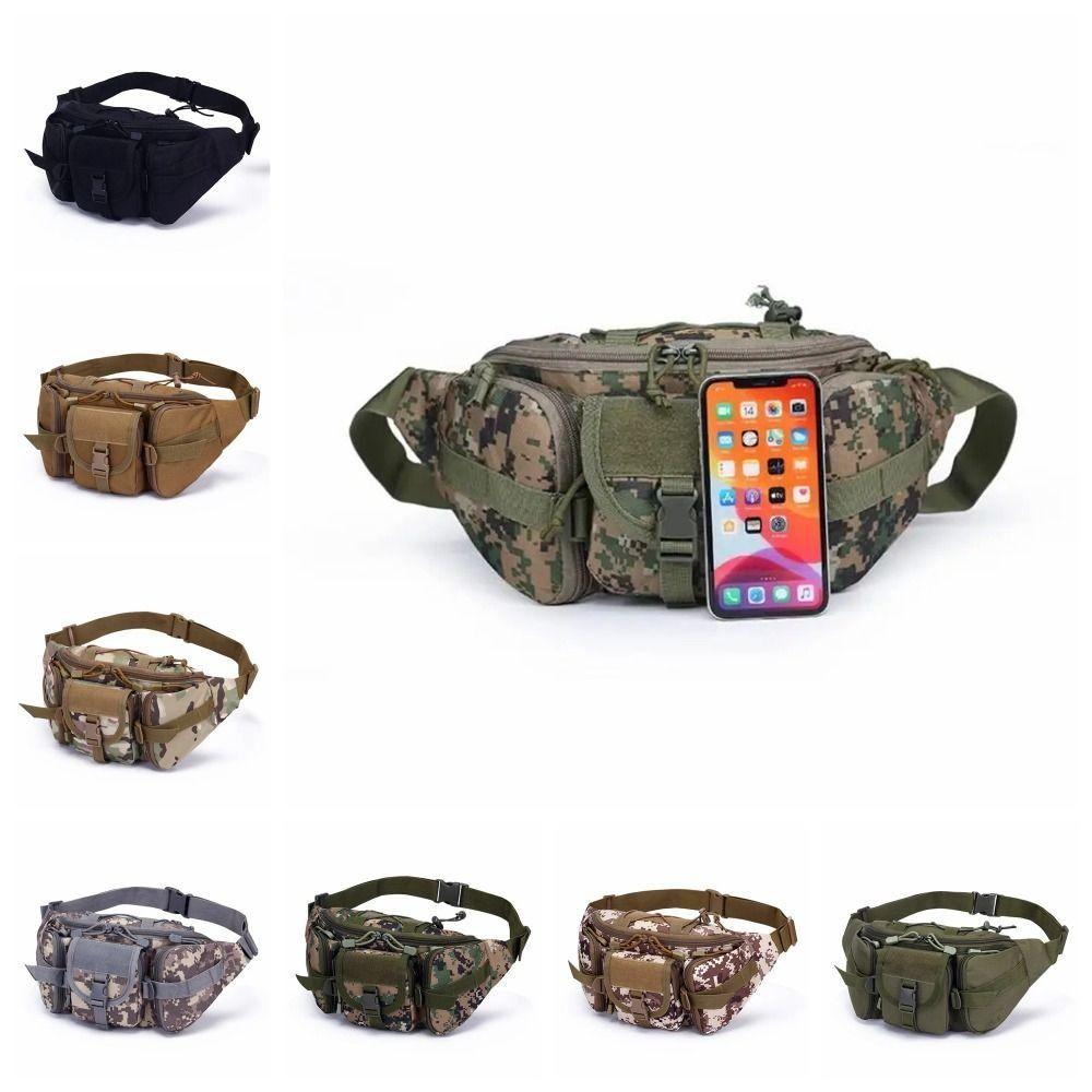 Waterproof Men Molle Pouch Oxford Cloth Climbing Belt Bag Waist Fanny Pack Outdoor Sports