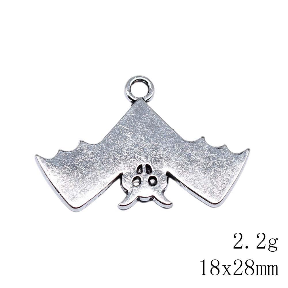 Valentýnský náramek s přívěsky Italský přívěsek s přívěsky pavouka a netopýra Publikum Mužský přívěsek