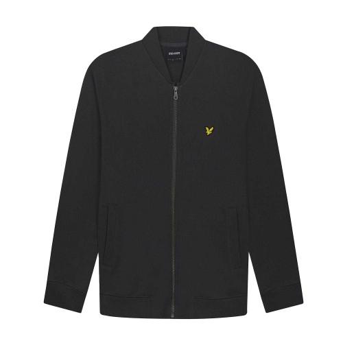 Lyle & Scott Mens Jersey Loop Back Bomber Jacket