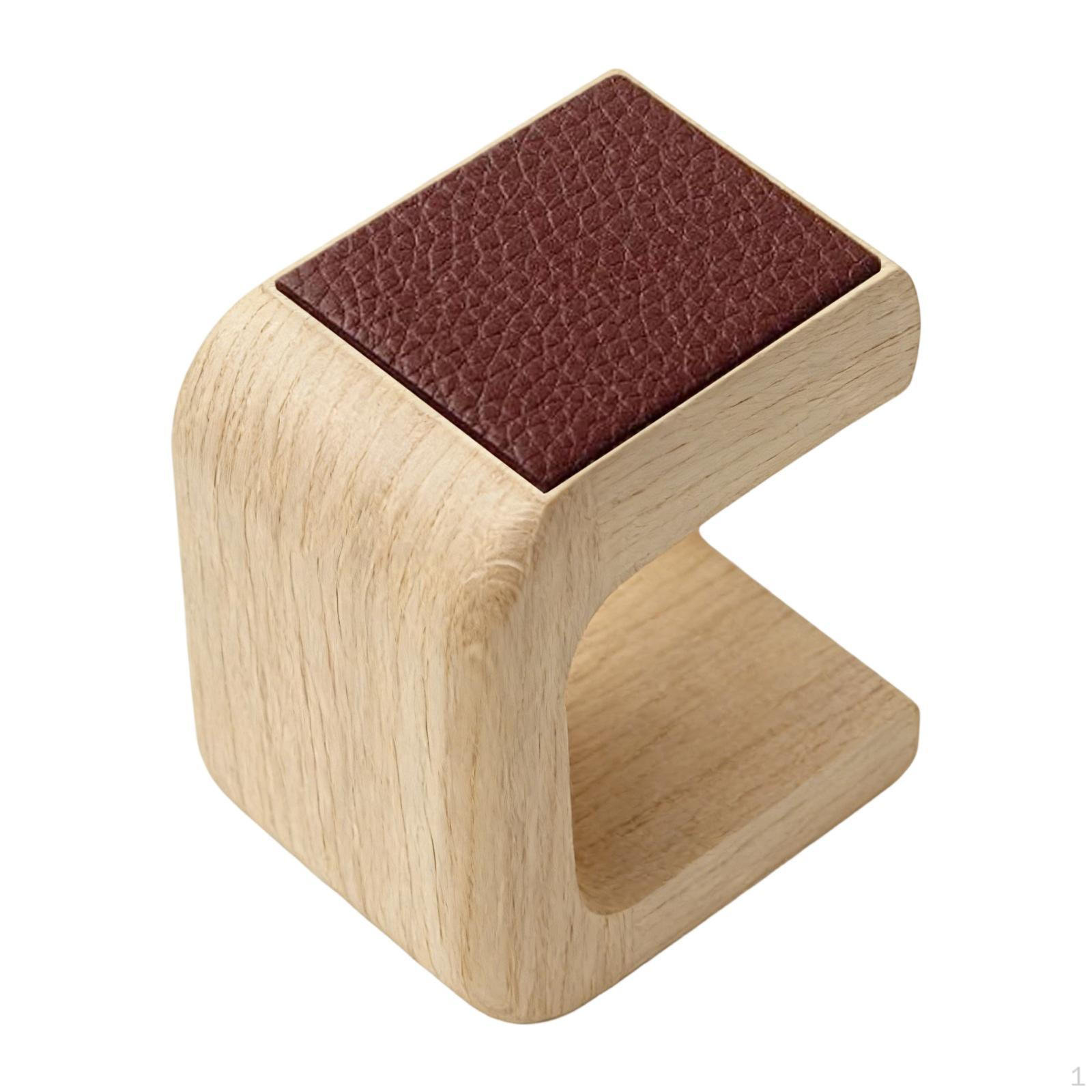 

Watch Display Stand Storage Accessories Sturdy Wooden Home Decor Single Holder Compact