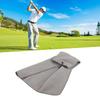 Microfiber Golf Towel Waffle Pattern Fitness Sweat Absorption Towels with Carabiner Clip for Exercise Sports Grey
