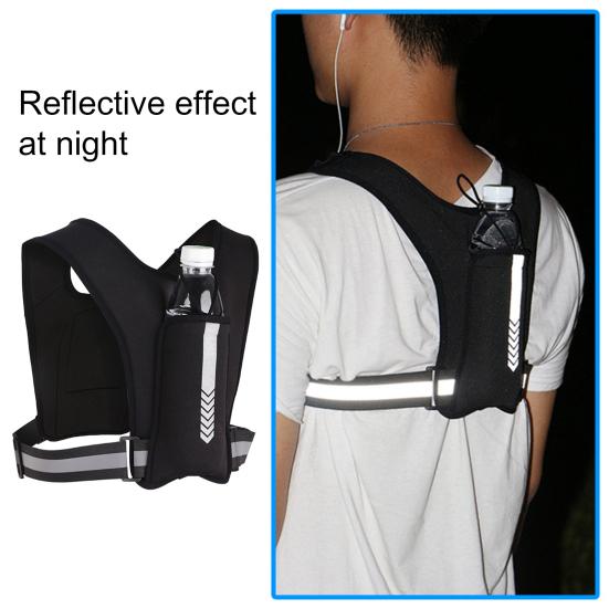 Colete de Corrida Ajustável Universal Multifuncional Refletivo Equipamento para Ciclismo