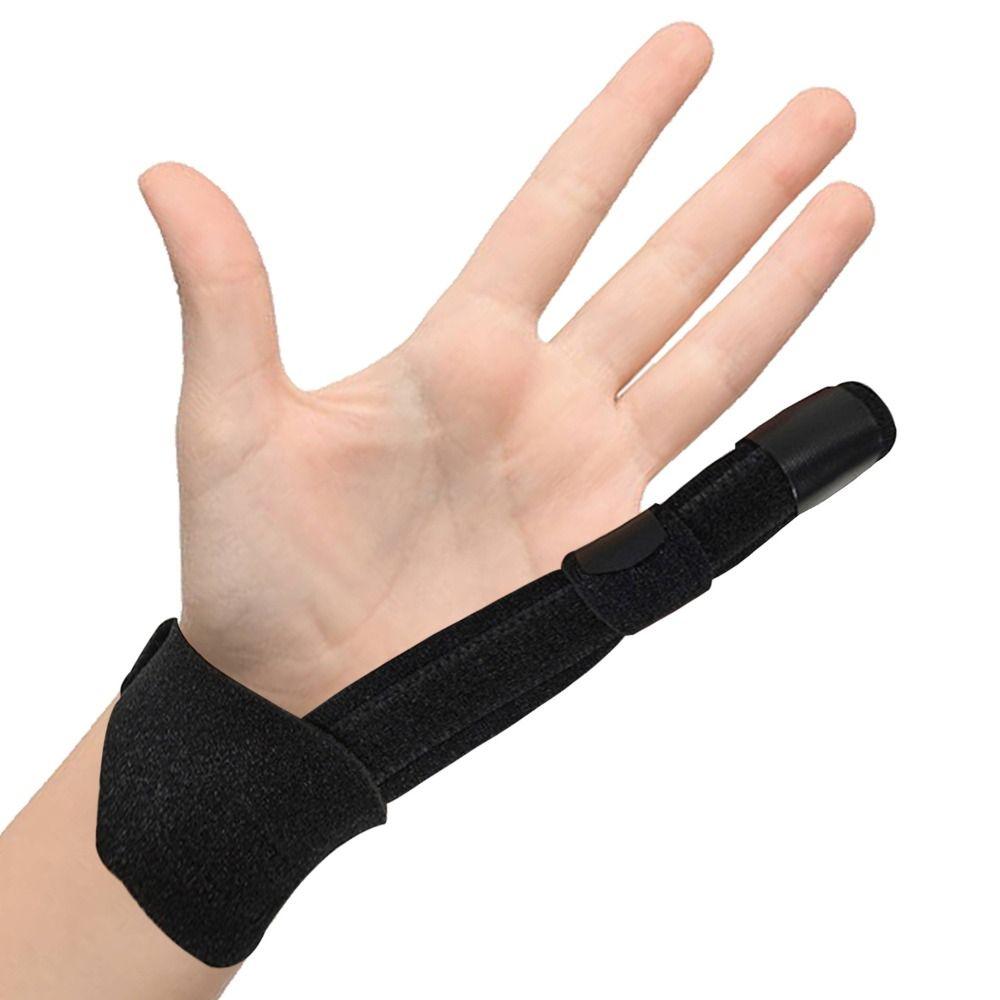 Finger Splint Support Brace Pain Relief Trigger Fixing Straightener Corrector