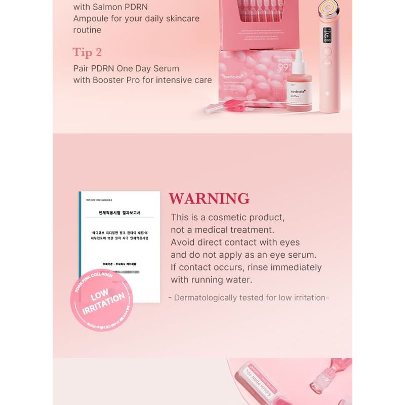 medicube - PDRN Pink One Day Serum Set