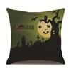 Halloween Linen Pillow Cover Printed Pillow Cover