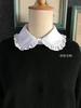 Retro Small Round Neck Fake Collar Peter Pan Pure Cotton Lace Collars Cute Versatile Doll Collar New Fake Collars
