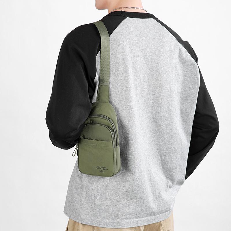 Unisex Chest Bag Commuter Shoulder Bag Multifunctional Crossbody Bag