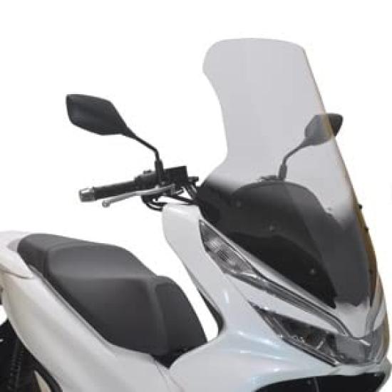 Asahi Windshield Long Windscreen for Honda and transparent PCX-03 PCX125, PCX150, PCX-HYBRID,