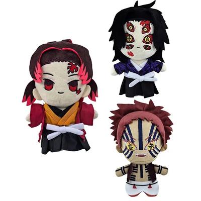 Demon Slayer Plush Stuffed Toys Tsugikuni Yoriichi Michikatsu Akaza Cartoon Anime Figure Doll Children Birthday Gift S Cuddly Fluffy Huggable Kawaii