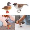 Realistic Bird Figure DIY Crafts Handpainted for Boys Home Decor Bird Figurines for Home Desktop Party Birthday Decoration