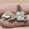 Pikachu Enamel Pins Eeveelution Eevee Lapel Badges Cute Anime Backpack Decoration Metal Brooches Gifts