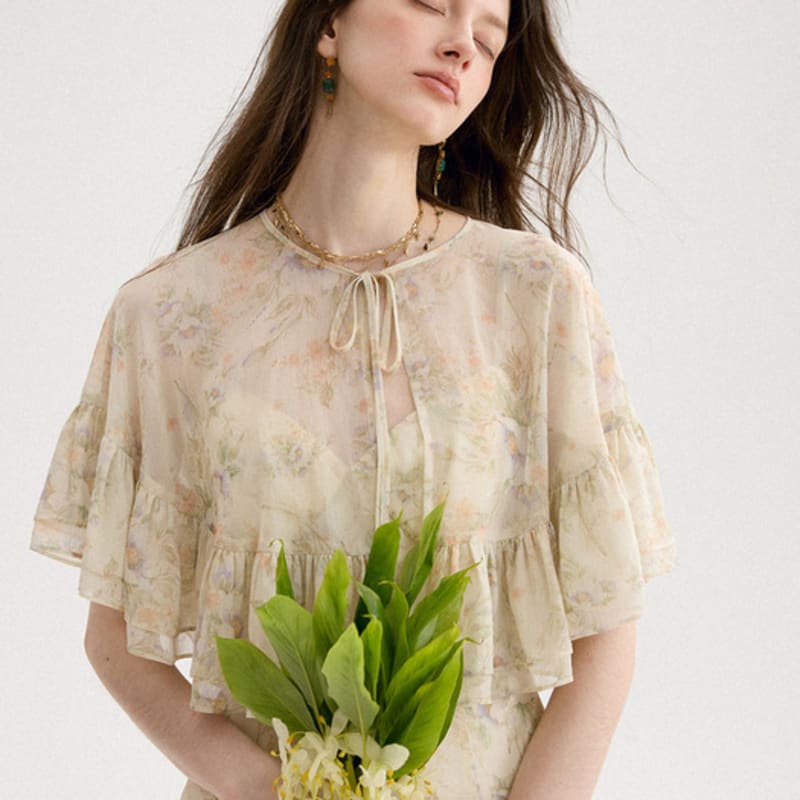 

С тех пор Шифоновая накидка Everbloom Free