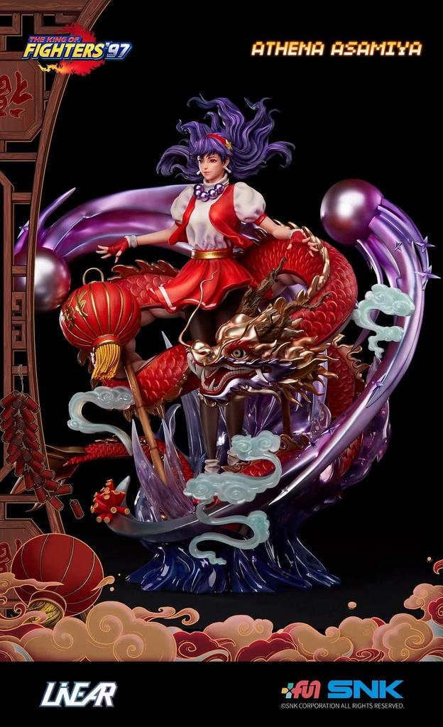 THE KING OF FIGHTERS Athena Asamiya Scale Polystone Painted Finished Figure LiNEAR/Kaitendo '97 1/4