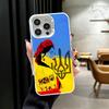 Blue Yellow Ukrainian Girl Soft Phone Case for iPhone 15 16 17 Pro Max 17Air 16E 14 Plus 13 12 Mini Shockproof Cover Back Shell