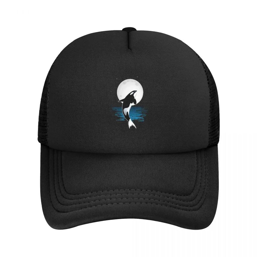 Kosatka Vodní Moře Oceán Horní Trička Kosatka Síťované Baseballové Čepice Snapback Módní Baseballové Čepice Ležérní Čepice Venkovní Unisex