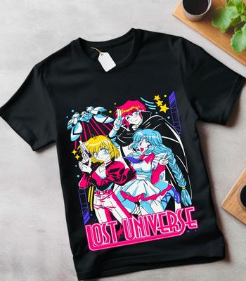 Lost Universe T-Shirt KanzakaDex Anime Manga Kane Blueriver Hoshi Girl Shirt