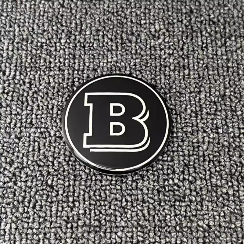 

4 шт. 56 мм Наклейки на ковпачки центральних дисків коліс автомобіля Аксесуари Для Mercedes Benz Brabus AMG Smart Maybach W205 W203 W206 W108 W124 W126 56mm&1 Set (4Pcs)