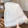 Navava Women Lovely Hem Lace Banding Skirt Ns481