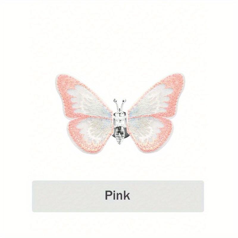 1pc Embroidered Butterfly Car Air Conditioning Vent Decoration That Moves