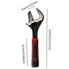 Adjustable Ratchet Wrench Practical Comfortable Handle Easy to Use High Carbon Steel Accessories Hand Tool for Gaps Workshops