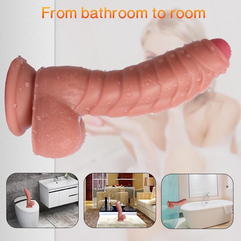 Realistické dildo Přísavka Sex Toys For Women Penis Obrovský silikonový Dick Žena Masturbace Soft Cock