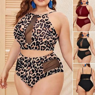 Bikinis für Damen in Übergröße mit hoher Taille, Damen-Bademode & Bekleidung