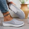 Women's Shoes, New Summer Style Half Slippers, Mom-style Shoes with Soft Soles and Breathable Design for Women's Casual Wear.