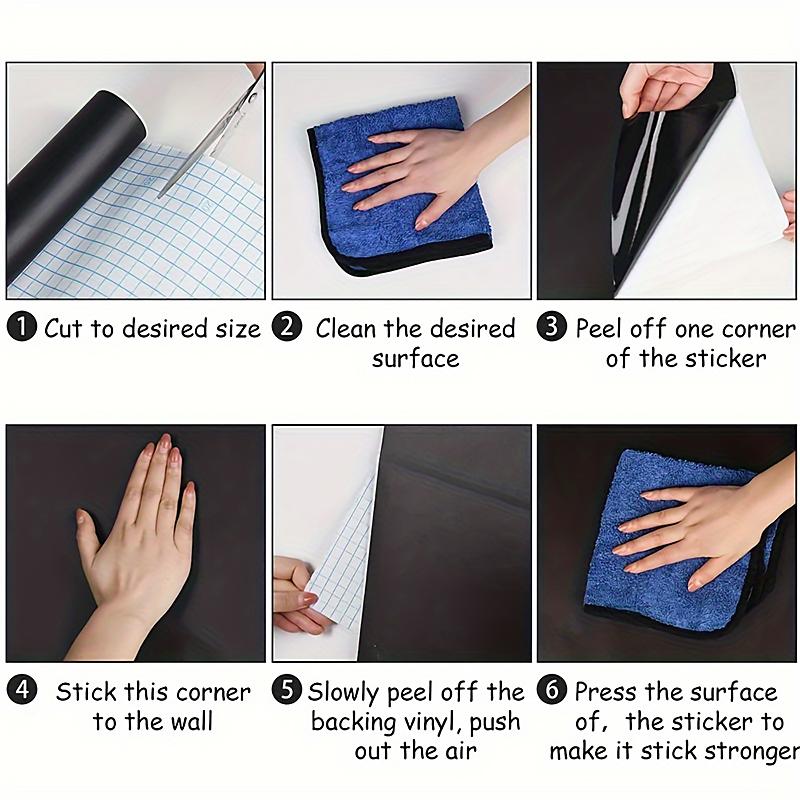 1PC PP Blackboard Wall Sticker Children's Educational Drawing Board 40x100cm