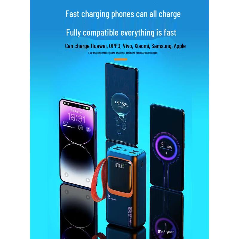 HANDUNYOU 100W Super Fast Charging Power Bank